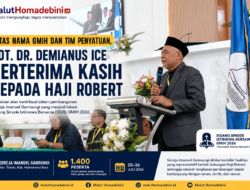 Atas Nama GMIH dan Tim Penyatuan, Pdt. Dr. Demianus Ice Berterima Kasih kepada Haji Robert
