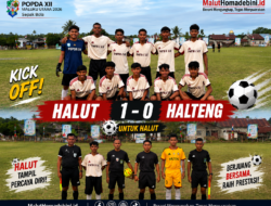 Sepak Bola POPDA XII Maluku Utara 2026: Halut Tancap Gas, Unggul 1-0 atas Halteng