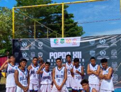Halut Tampil Perkasa, Bungkam Halteng dengan Skor 70-18 pada Cabor Bola Basket POPDA XII Maluku Utara
