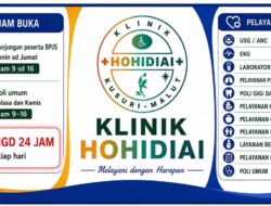 KLINIK HOHIDIAI KUSURI TETAP MELAYANI, LOKASI PELAYANAN BERALIH KE FASILITAS BARU