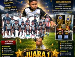 SSB HALMAHERA FC RAIH JUARA I U-12  TOURNAMENT MINI SOCCER EKLESIA CUP I 2026