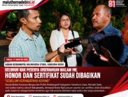 HAIRUDIN DODO PASTIKAN HAK PASKIBRAKA HALUT TUNTAS: “SEBELUM KERINGATNYA KERING”