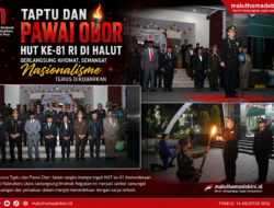 TAPTU DAN PAWAI OBOR HUT KE-81 RI DI HALUT BERLANGSUNG KHIDMAT, SEMANGAT NASIONALISME TERUS DIKOBARKAN