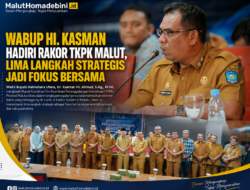 WABUP HI. KASMAN HADIRI RAKOR TKPK MALUT, LIMA LANGKAH STRATEGIS JADI FOKUS BERSAMA