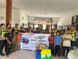 HUT Lalu Lintas Bhayangkara ke-71, Satlantas Polres Halut Salurkan Bantuan Sosial ke Panti Asuhan dan Pesantren