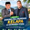 IRIANTO HOHAKAY DUKUNG AIS KITONG PERJUANGKAN FULL HILIRISASI KELAPA DI HALUT