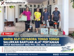 MARIA SILFI DEYABORA TONGO TONGO SALURKAN BANTUAN ALAT PERTANIAN UNTUK MASYARAKAT