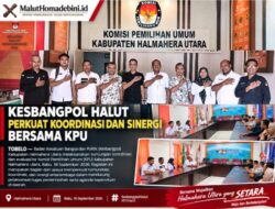 KESBANGPOL HALUT PERKUAT KOORDINASI DAN SINERGI BERSAMA KPU