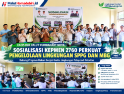 KADIS DLH HALUT YUDHIAHART NOYA: SOSIALISASI KEPMEN 2760 PERKUAT PENGELOLAAN LINGKUNGAN SPPG DAN MBG