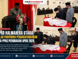 DPRD Halmahera Utara Gelar Paripurna Penandatanganan KUA-PPAS Perubahan APBD 2026