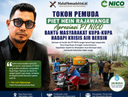 Tokoh Pemuda Piet Hein Rajawange Apresiasi PT NICO Bantu Masyarakat Kupa-Kupa Hadapi Krisis Air Bersih