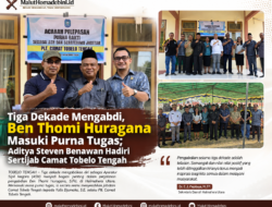 Tiga Dekade Mengabdi, Ben Thomi Huragana Masuki Purna Tugas; Aditya Steven Benawan Hadiri Sertijab Camat Tobelo Tengah