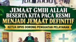 JEMAAT GMIH ALLAH BESERTA KITA PACA RESMI MENJADI JEMAAT DEFINITIF, KETUA BPHS DORONG PENGUATAN PELAYANAN